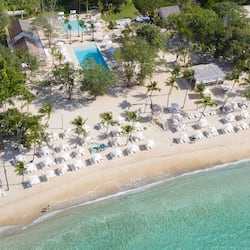 Private beach, white sand, free beach shuttle, free beach cabanas