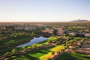 Blick von der Unterkunft