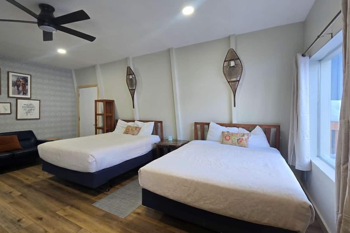Studio Suite, 2 Queen Beds, Roll-in Shower | 1 bedroom, individually decorated, individually furnished