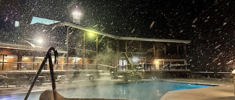 Indoor pool, outdoor pool