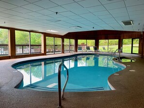 Indoor pool, outdoor pool
