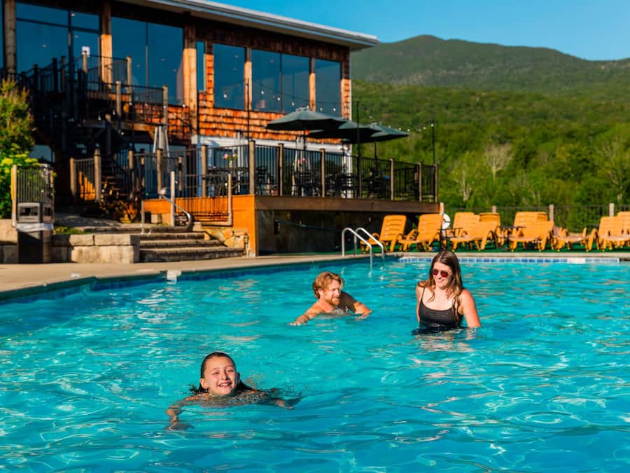 Indoor pool, outdoor pool
