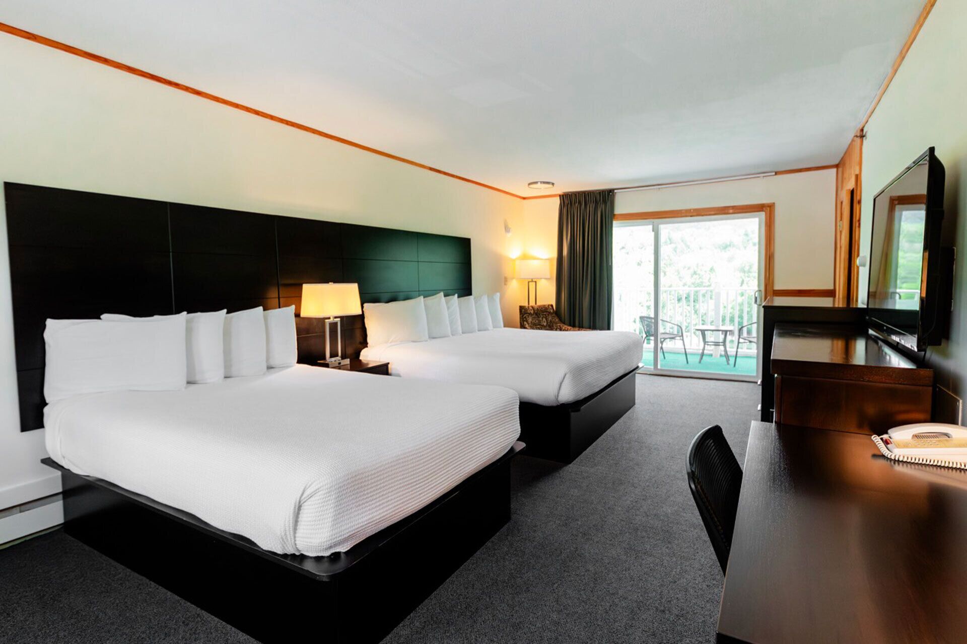 Individually decorated, individually furnished, iron/ironing board