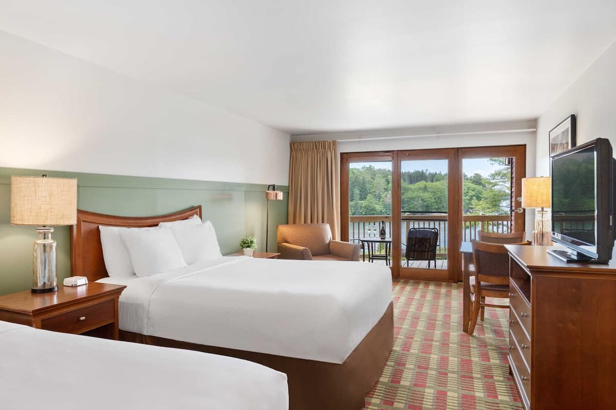 Rom – superior, 2 queensize-senger, havutsikt | Sengetøy av topp kvalitet, skrivebord og blendingsgardiner