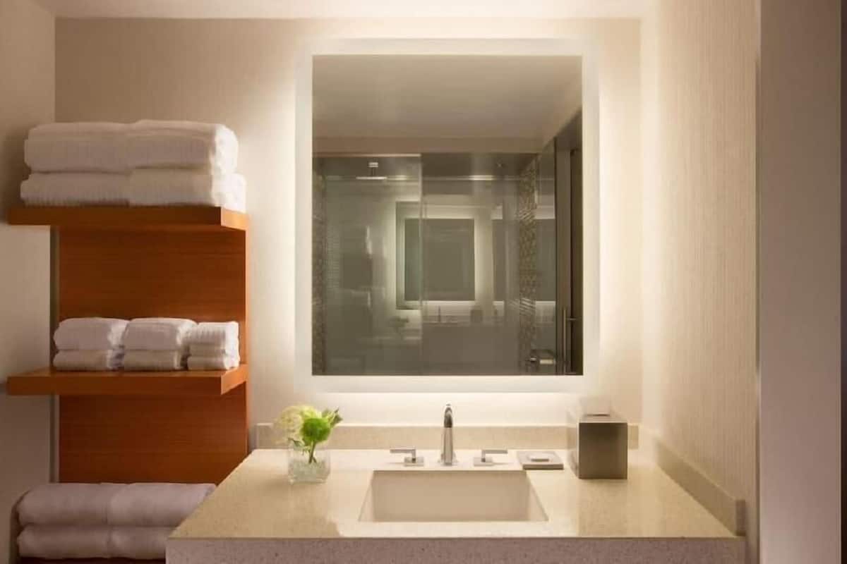 Badezimmer | Dusche, Regendusche, Designer-Toilettenartikel, Haartrockner