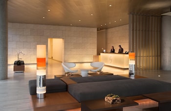 Hotel entrance and lobby at Shore Hotel