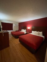 Standard Room, 2 Queen Beds, Non Smoking | Premium bedding, iron/ironing board, free WiFi, bed sheets