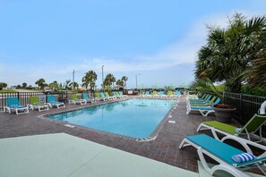 Seasonal outdoor pool