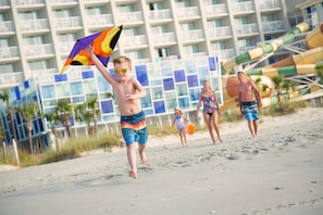 On the beach