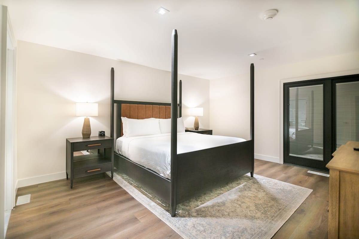 Hypo-allergenic bedding, down duvets, pillow-top beds, in-room safe