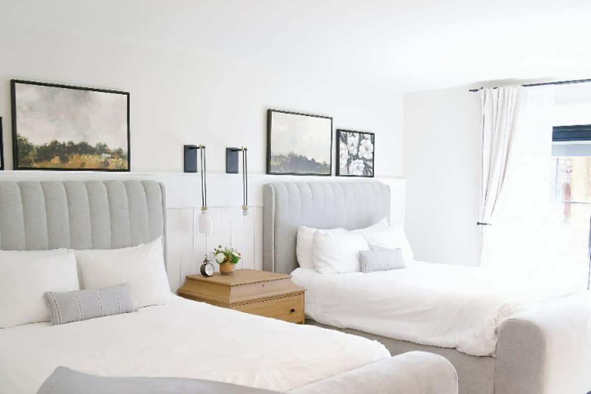 Deluxe Room, 2 Queen Beds (Standard Two Queen, Private Balcony) | Hypo-allergenic bedding, down duvets, pillow-top beds, in-room safe