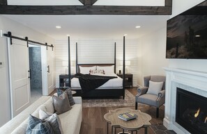 Hypo-allergenic bedding, down comforters, pillowtop beds, in-room safe