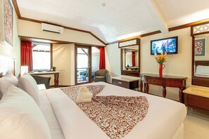 Chambre Deluxe (Special 20% OFF on Waterbom Bali) | Literie de qualité supérieure, coffres-forts dans les chambres, bureau