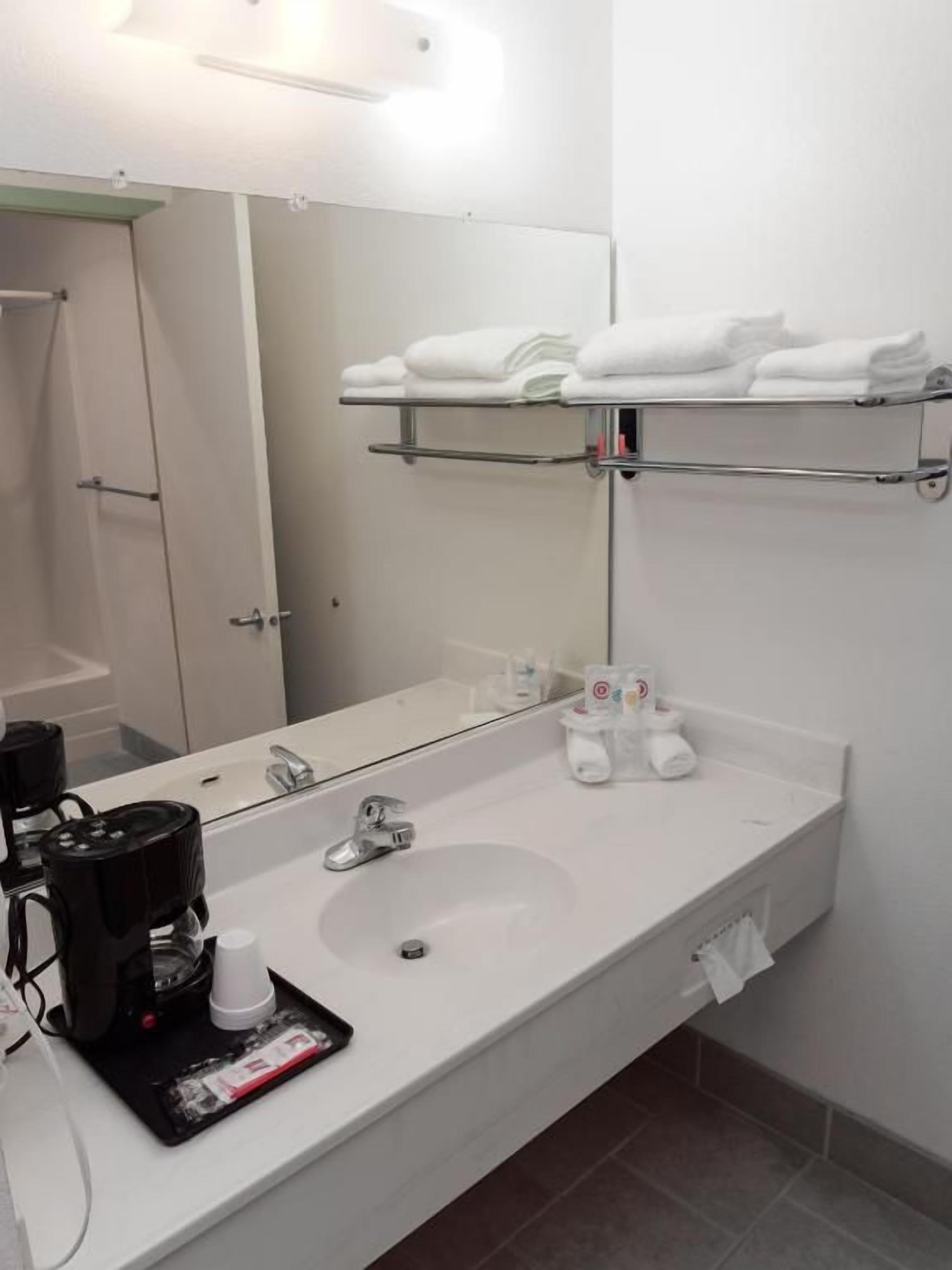 Free toiletries, hair dryer, towels, soap