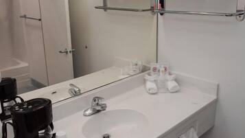 Free toiletries, hair dryer, towels, soap