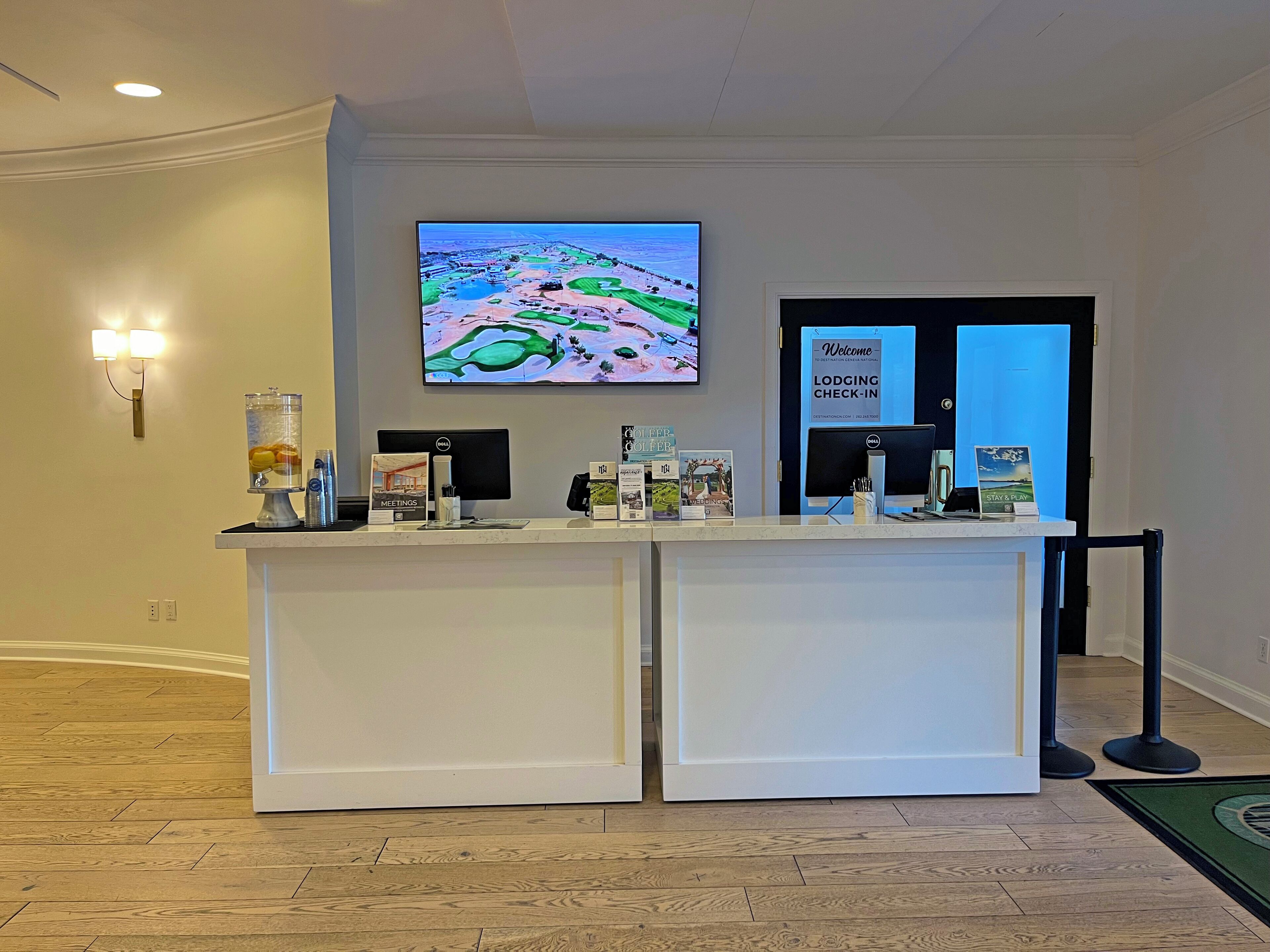 check-in/check-out kiosk