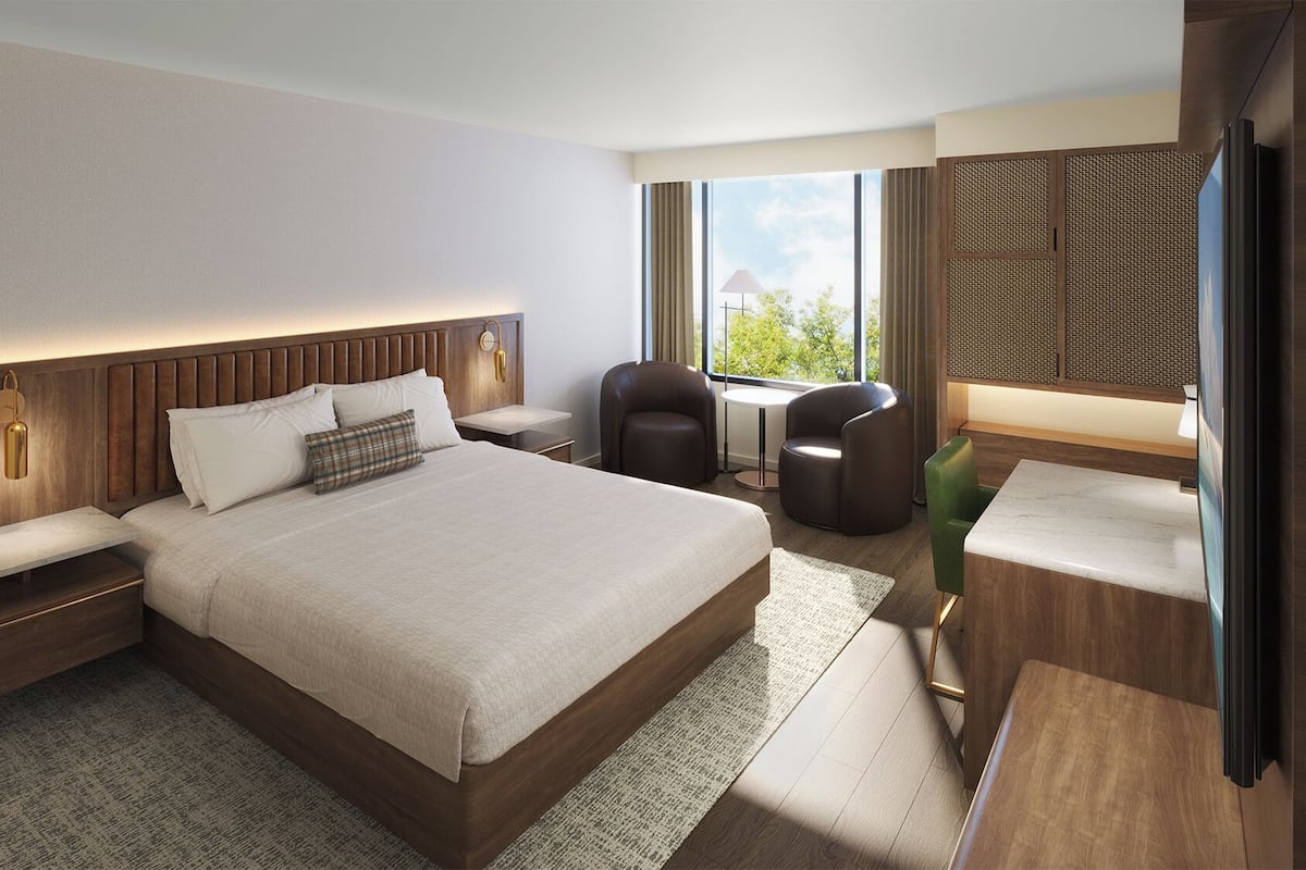 1 Schlafzimmer, Pillowtop-Betten, Zimmersafe, Schreibtisch
