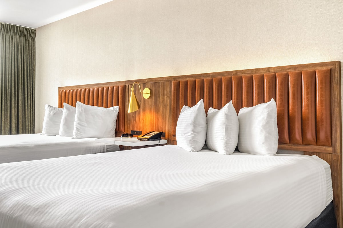 Pillowtop beds, in-room safe, desk, iron/ironing board
