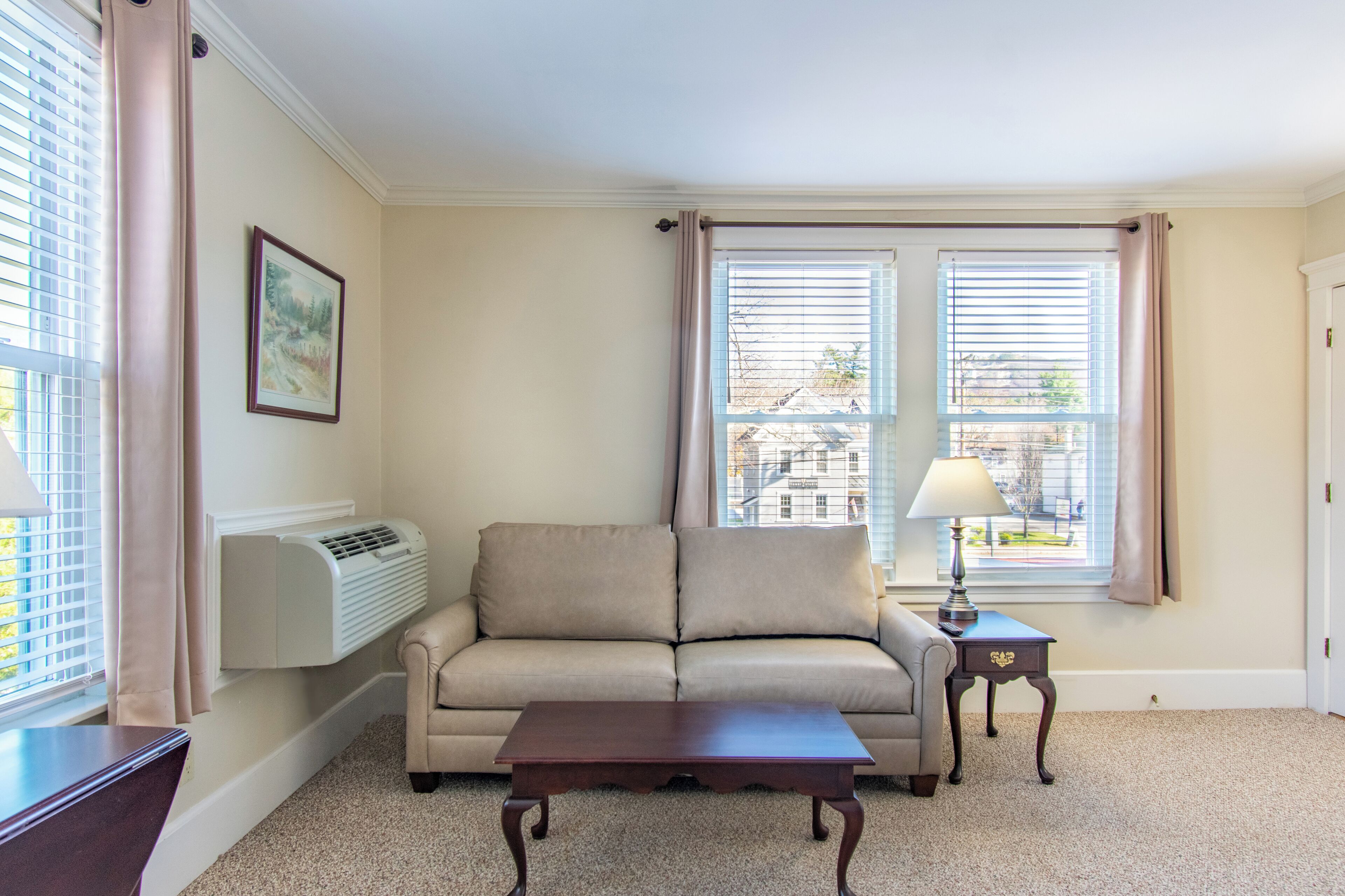 efficiency room, double size wall bed  | free wifi, bed sheets