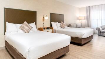 Basic Room, 2 Queen Beds | 1 bedroom, premium bedding, blackout drapes, iron/ironing board