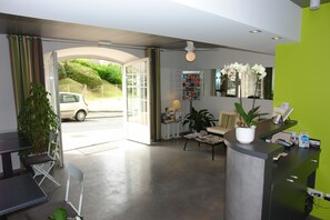 Interior entrance