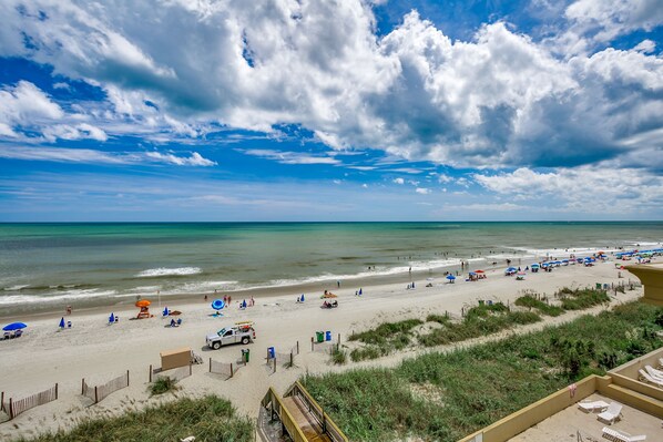 Aan het strand