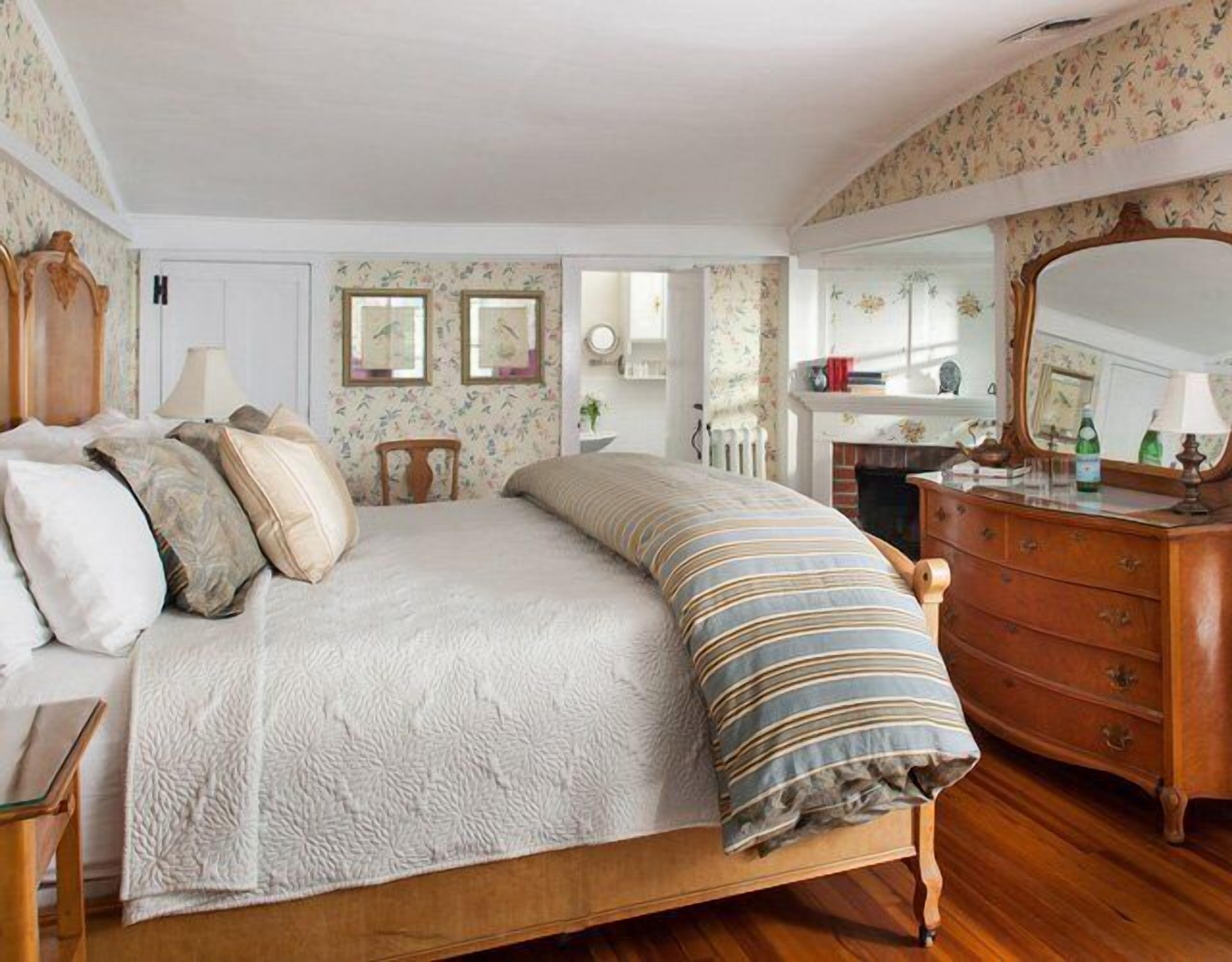 premium bedding, down duvets, pillow-top beds, individually decorated