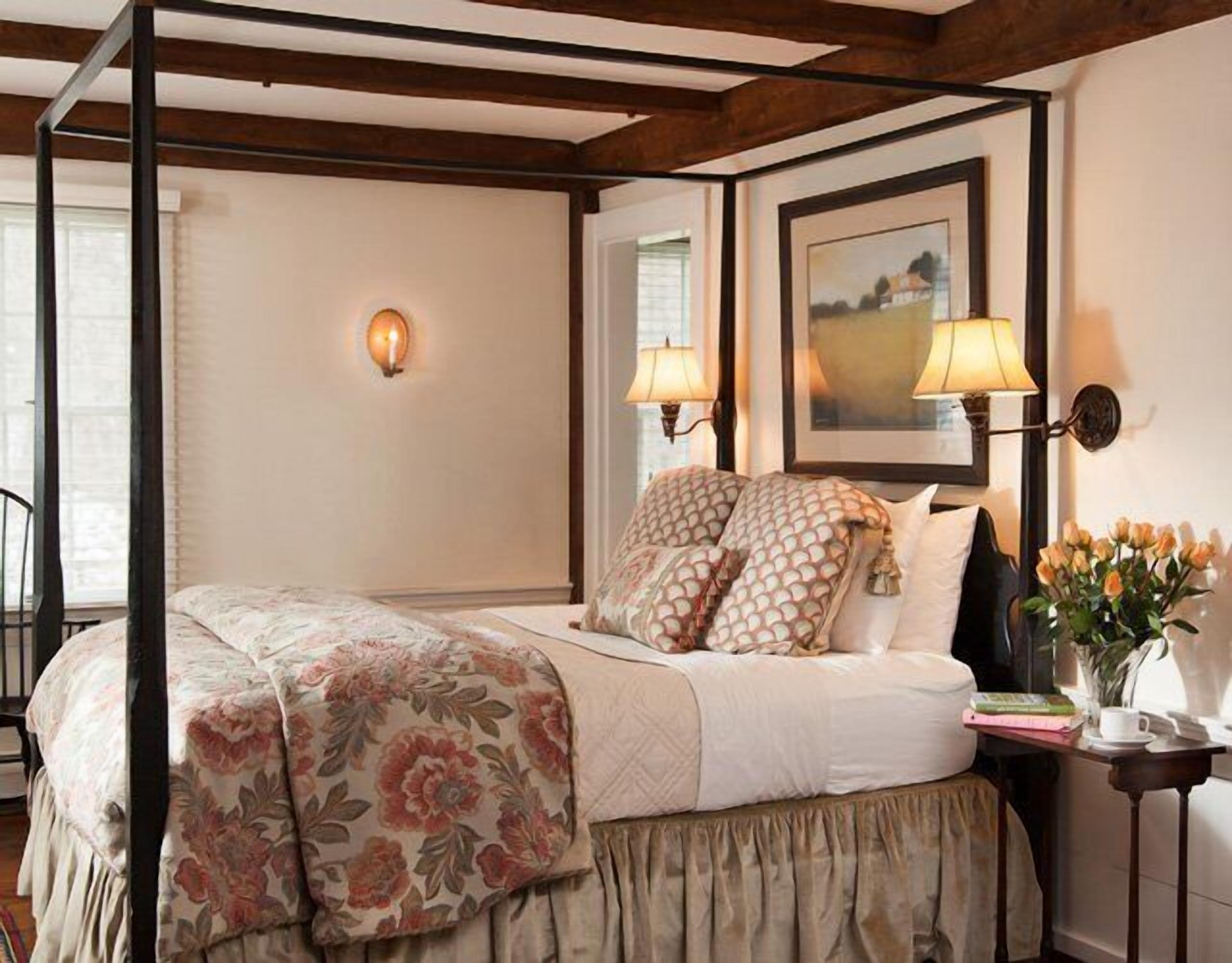 premium bedding, down duvets, pillow-top beds, individually decorated