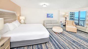 Standard Room, 1 King Bed with Sofa bed, Kitchen, Partial Ocean View | View from room