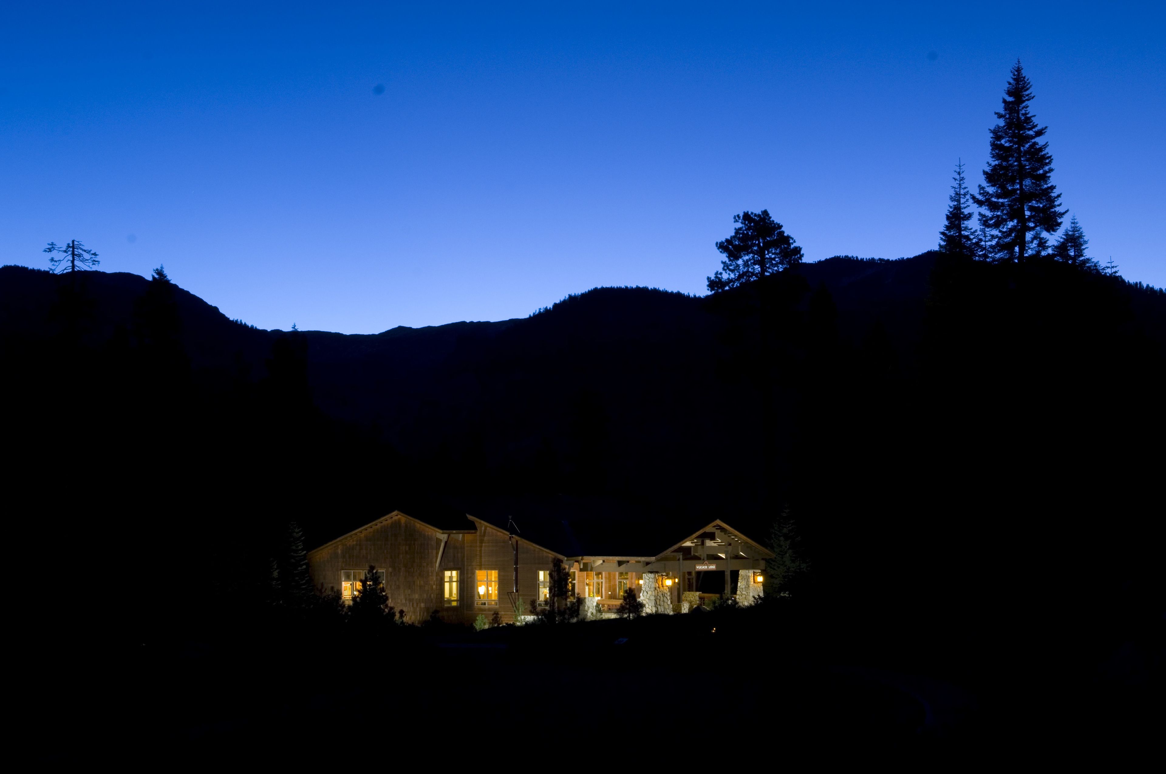 Front of property – evening/night