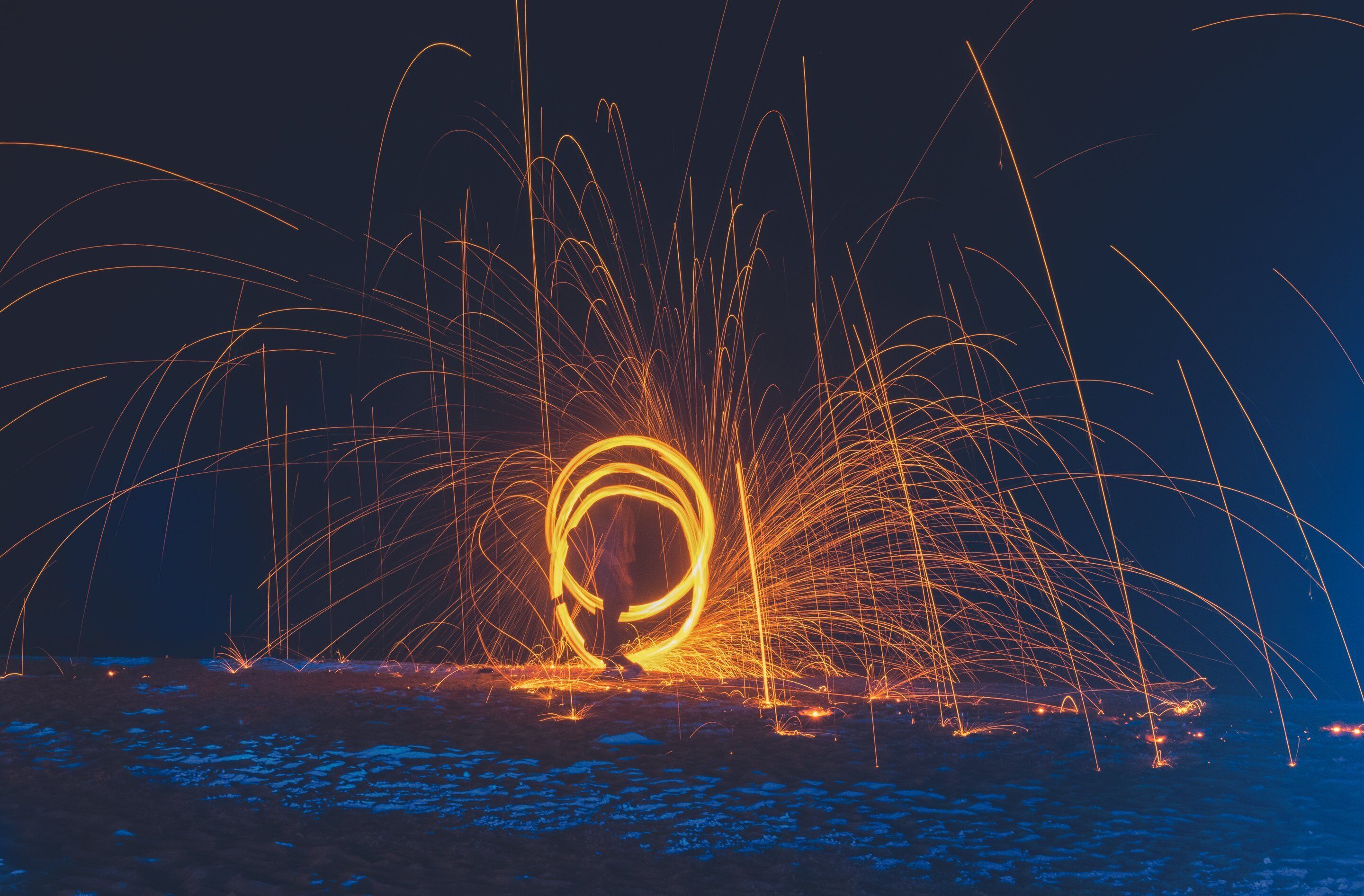 outdoor wedding area