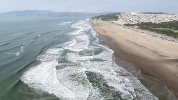 Vlak bij het strand