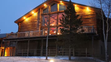 Front of property – evening/night