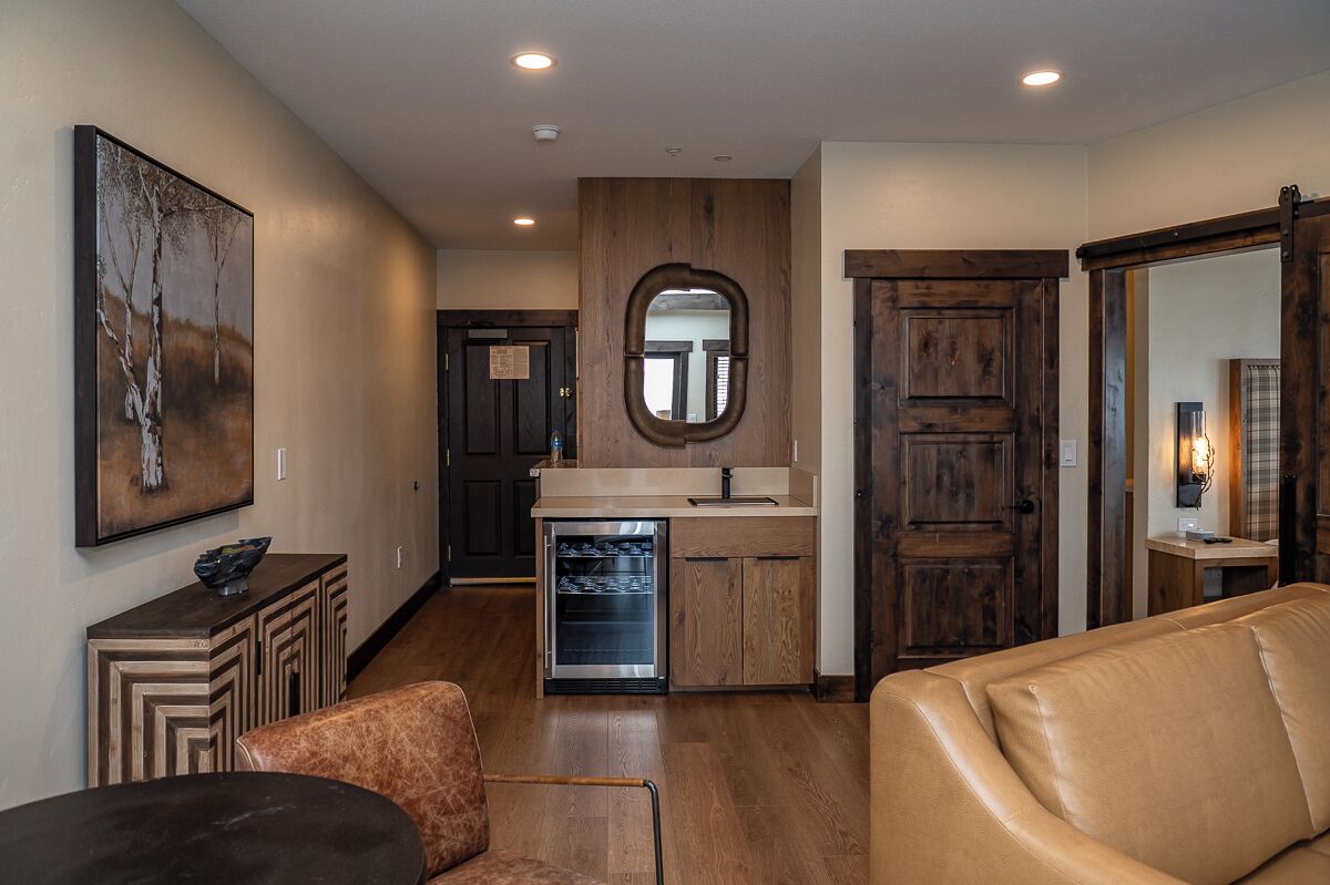 grand suite, 1 king bed with sofa bed, lake view (soaking tub, fireplace and patio) | egyptian cotton sheets, premium bedding, down duvets, pillow-top beds