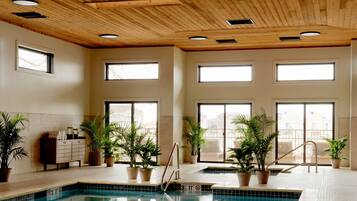 Indoor pool, outdoor pool