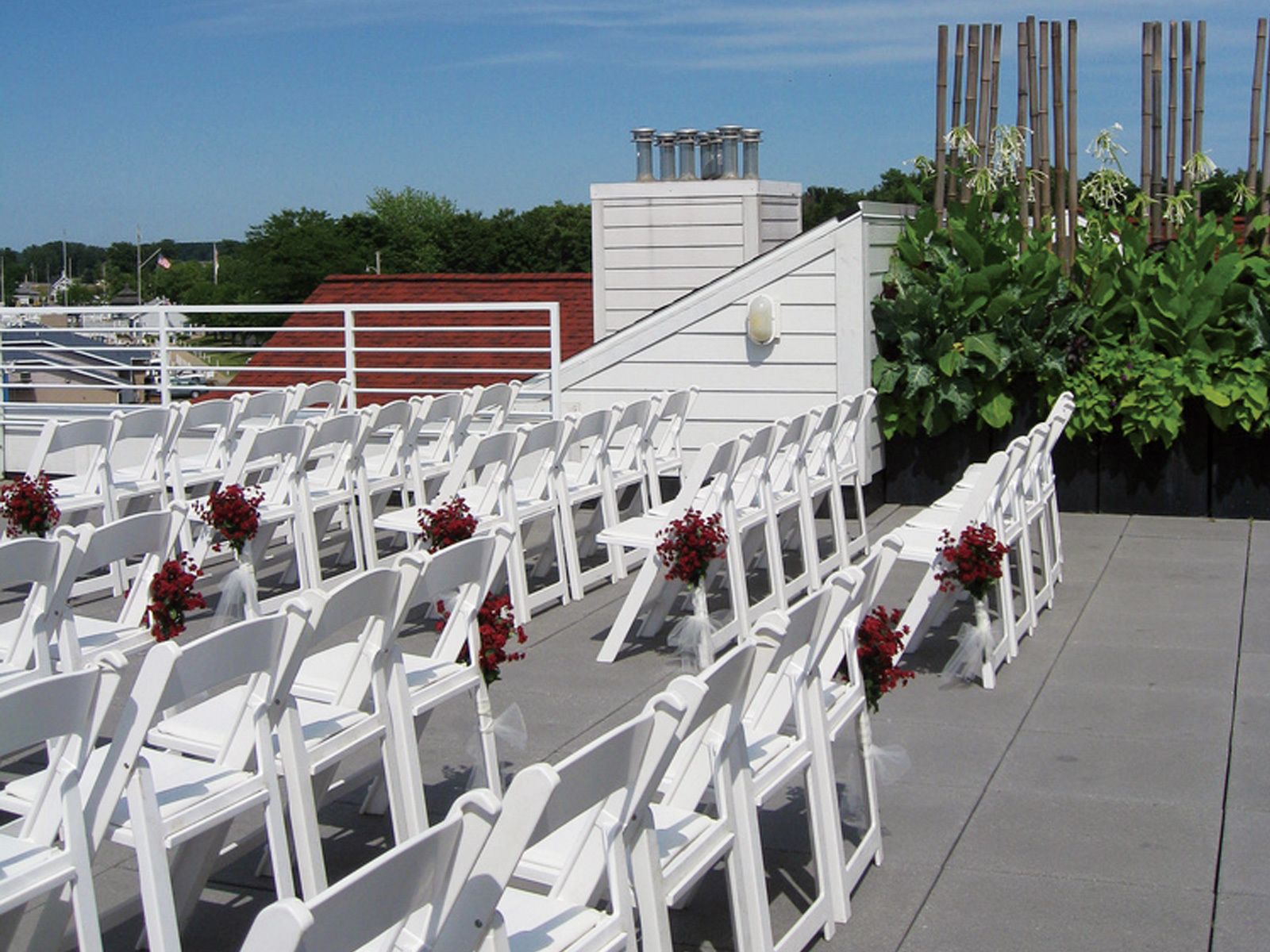 Espace de mariage à l’extérieur