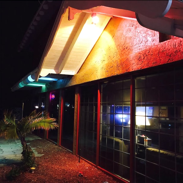 Front of property - evening/night
