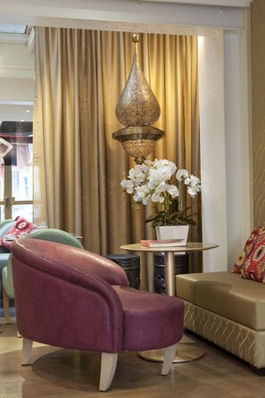 Lobby sitting area