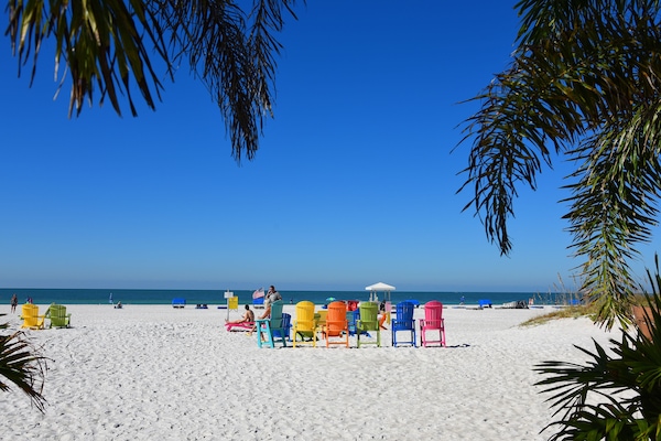 Private beach, white sand, beach cabanas, sun-loungers