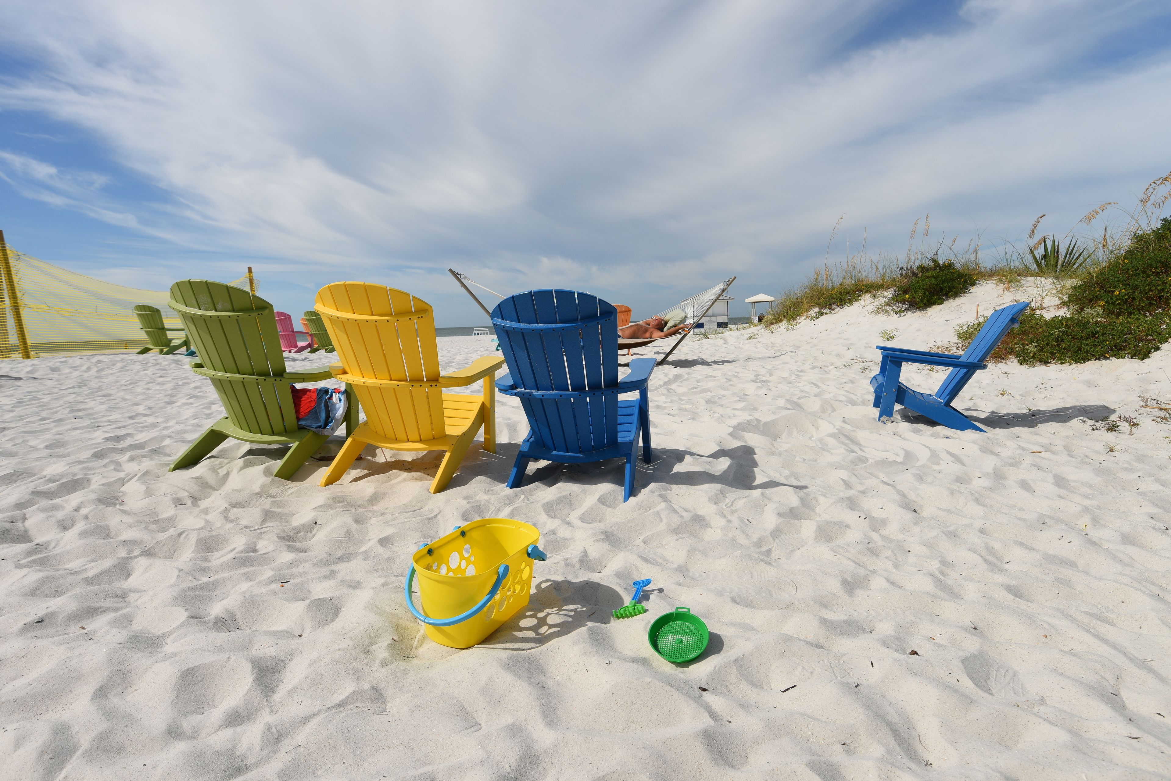 Private beach, white sand, beach cabanas, sun loungers