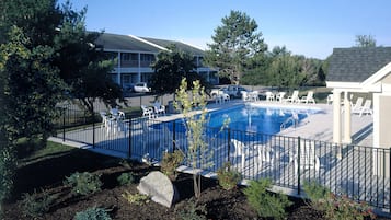 Indoor pool, seasonal outdoor pool