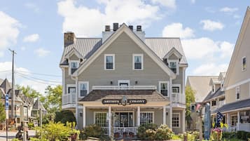 Overnatningsstedets facade