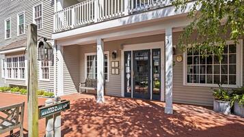 Overnatningsstedets indgangsparti