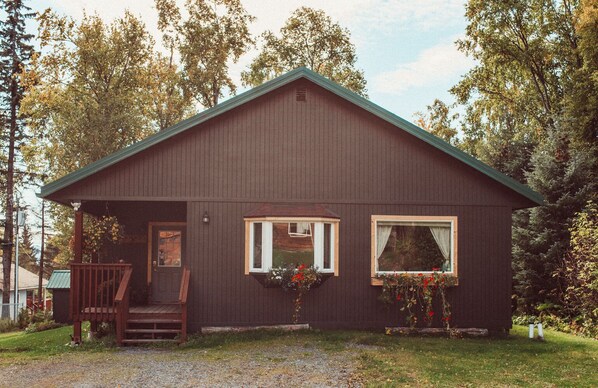 Chalet rustique familial | Façade de l’hébergement 