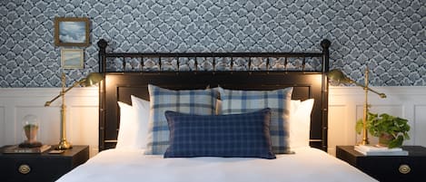 Perkins Suite | Premium bedding, down duvets, individually decorated