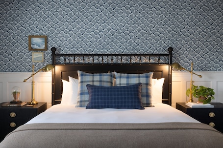 Perkins Suite | Premium bedding, down comforters, individually decorated