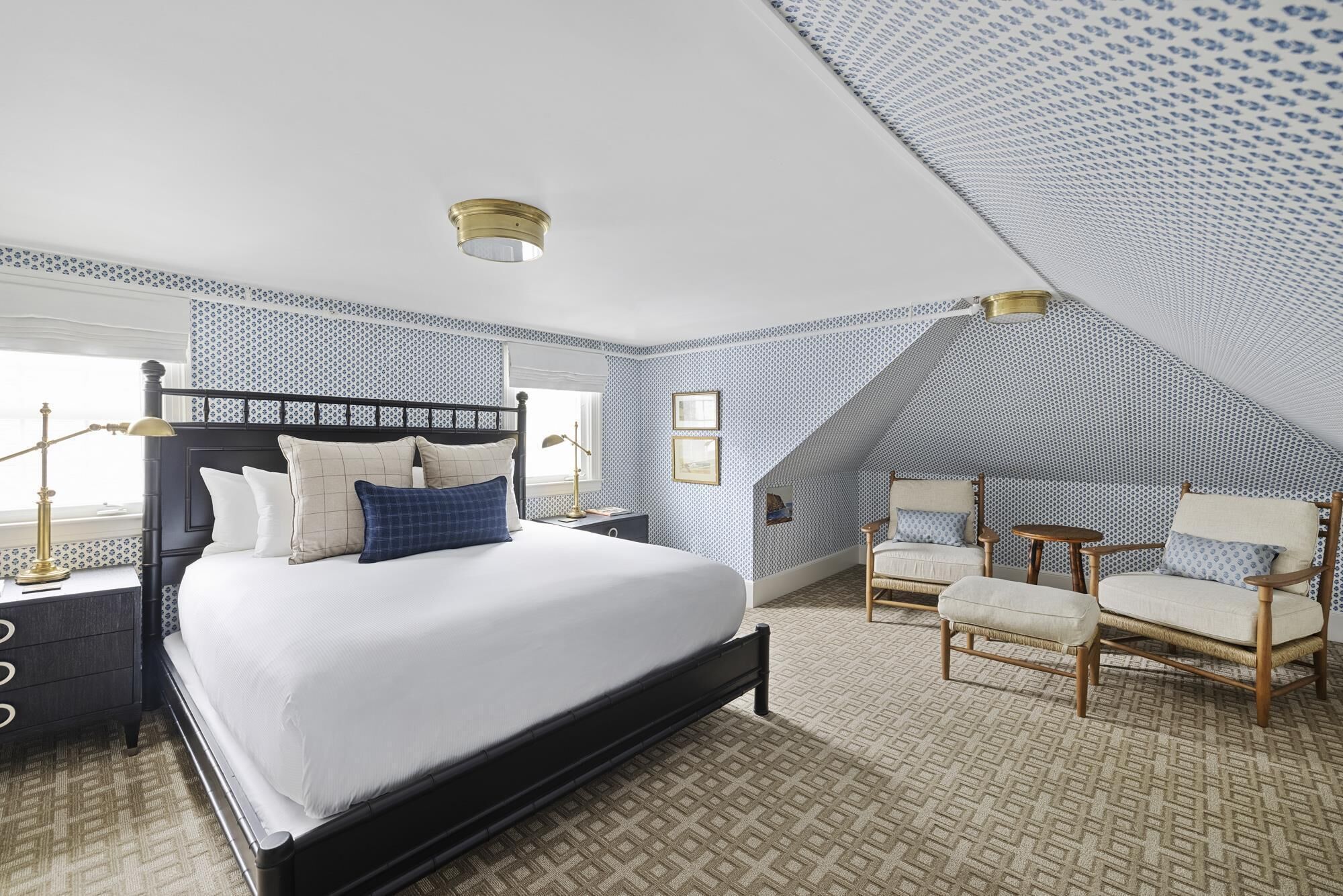 Premium bedding, down duvets, individually decorated