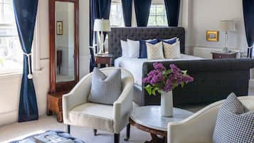Suíte, lareira (Thompson) | Roupas de cama premium, edredons de pluma, individualmente decorados