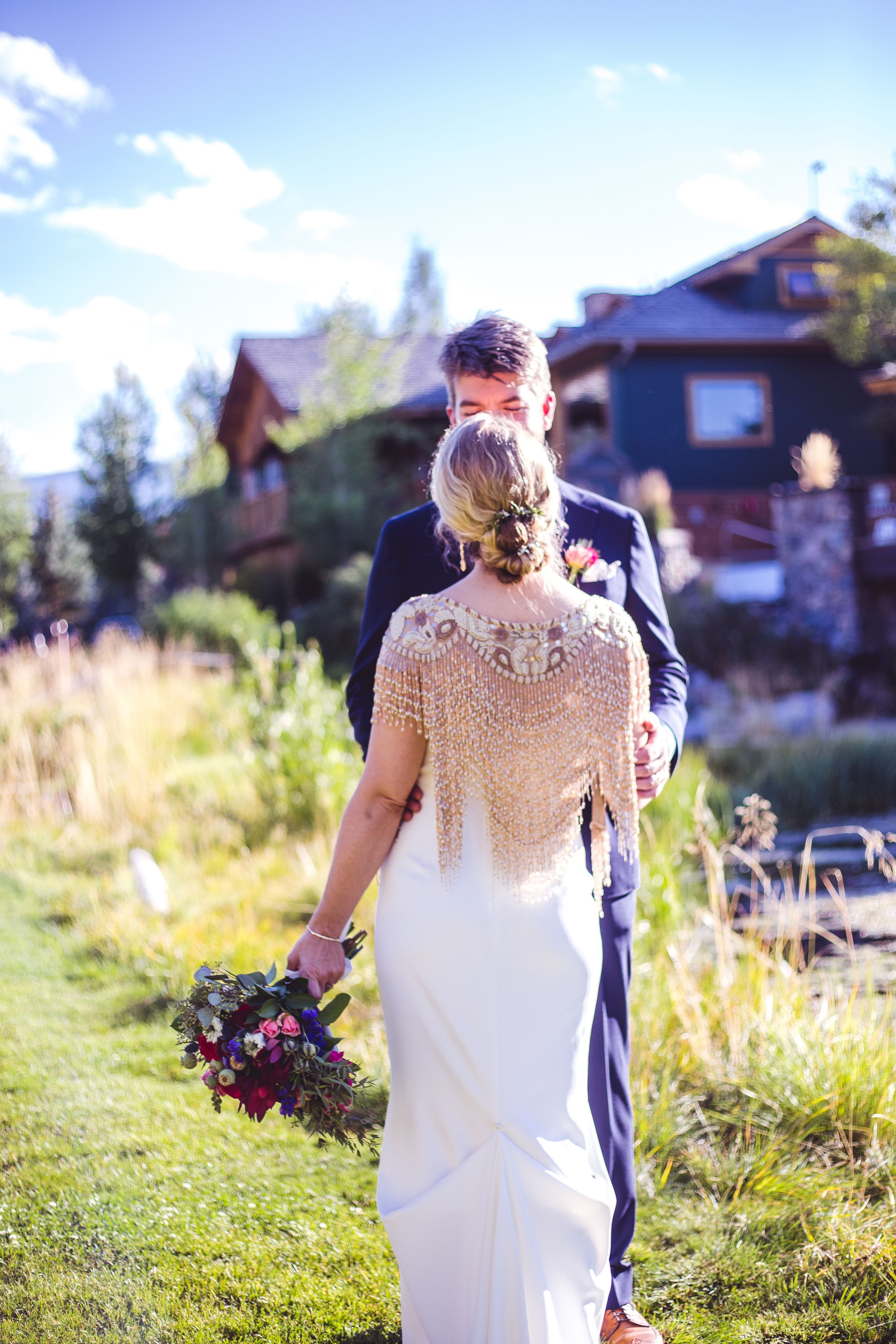 outdoor wedding area