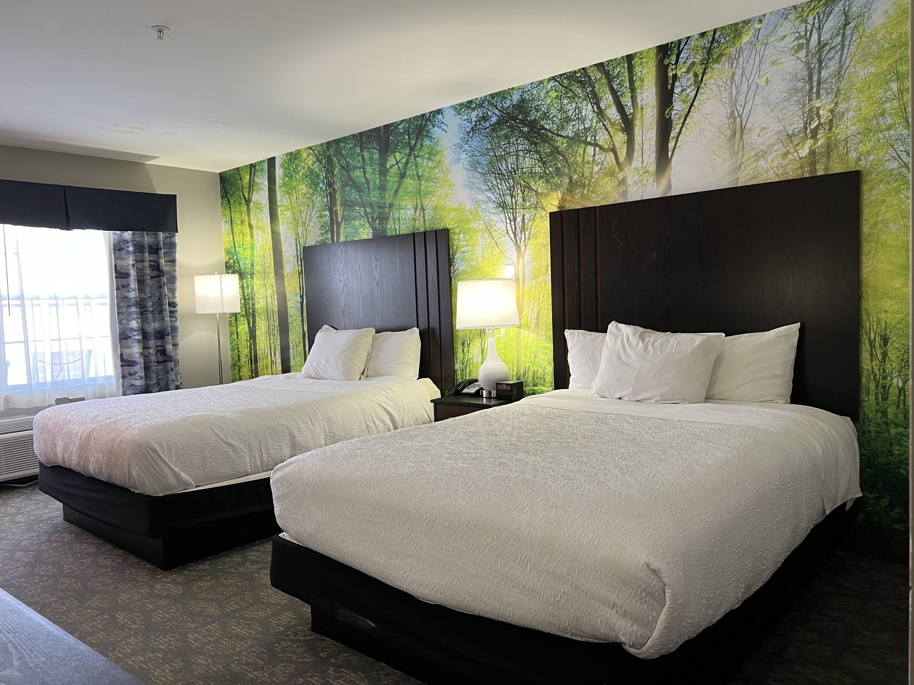 Deluxe Double Room, 2 Queen Beds (2 Queen) | Free WiFi, bed sheets, alarm clocks